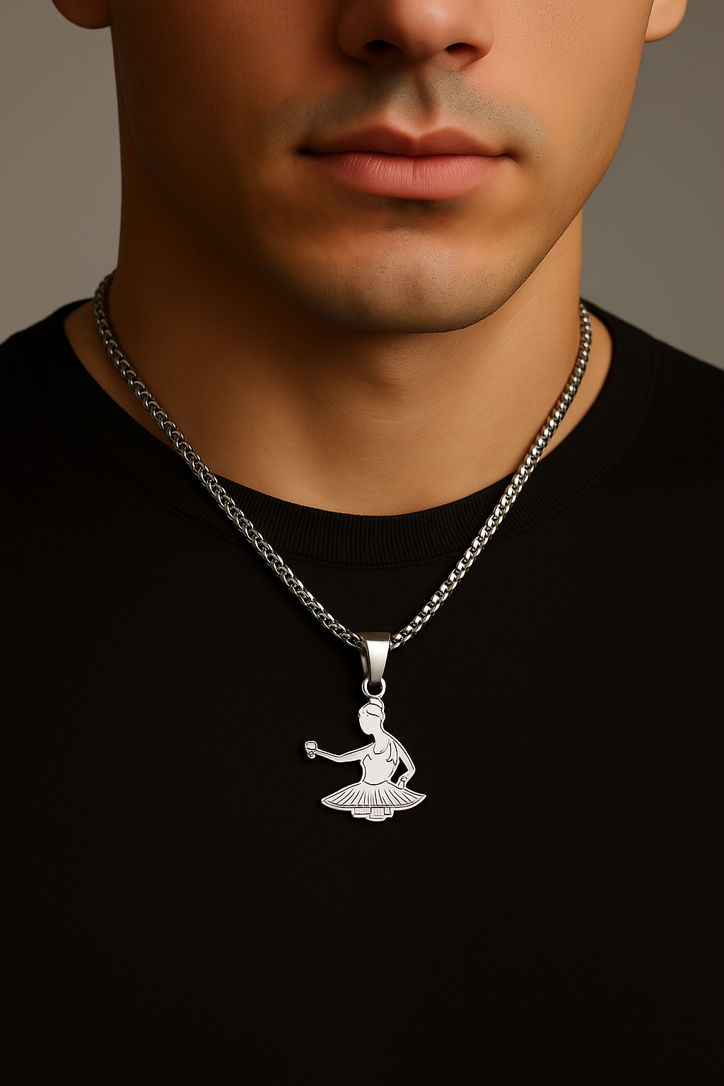 Dark Twisted Fantasy Ballerina Necklace