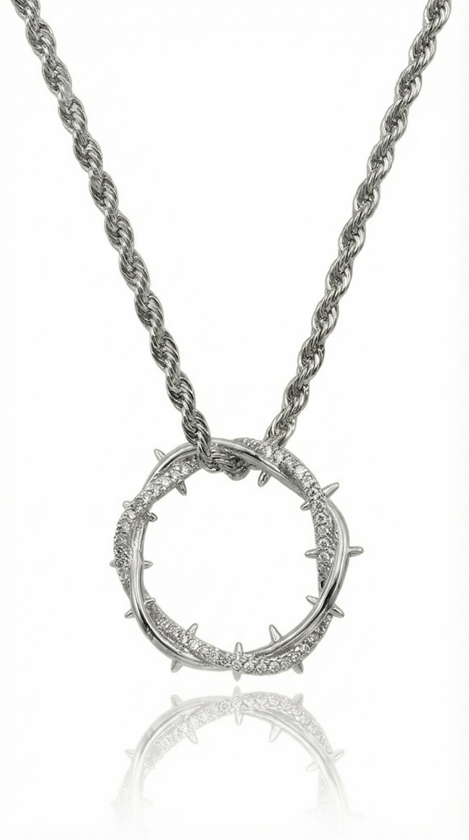 Thorn Crown Necklace – Drip Crafted Thorn Crown Necklace – Drip Crafted