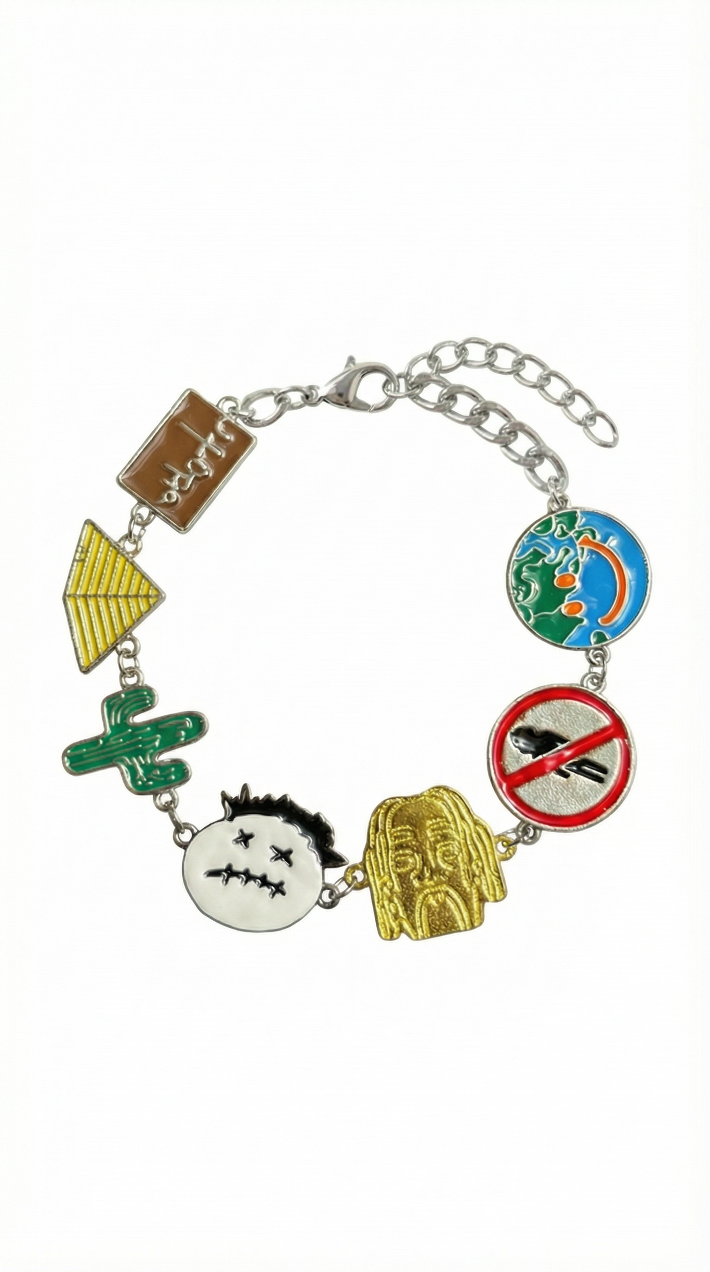 Rager World Bracelet – Gold & Neon Edition