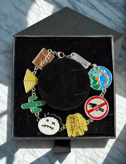 Rager World Bracelet – Gold & Neon Edition