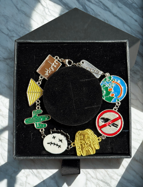 Rager World Bracelet – Gold & Neon Edition