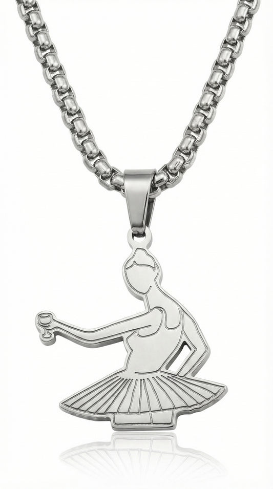 Dark Twisted Fantasy Ballerina Necklace