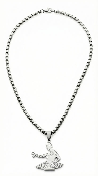 Dark Twisted Fantasy Ballerina Necklace