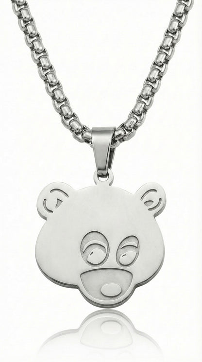 College Dropout Bear Necklace