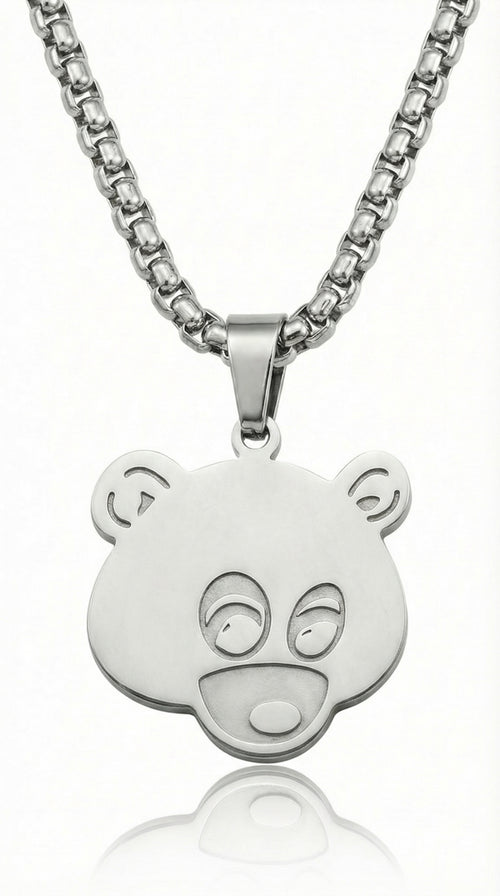 College Dropout Bear Necklace