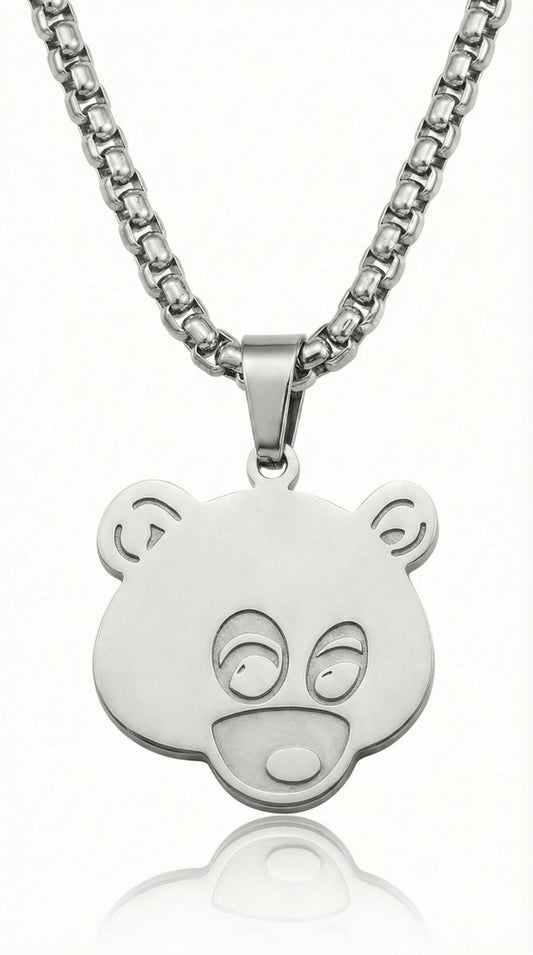 College Dropout Bear Necklace